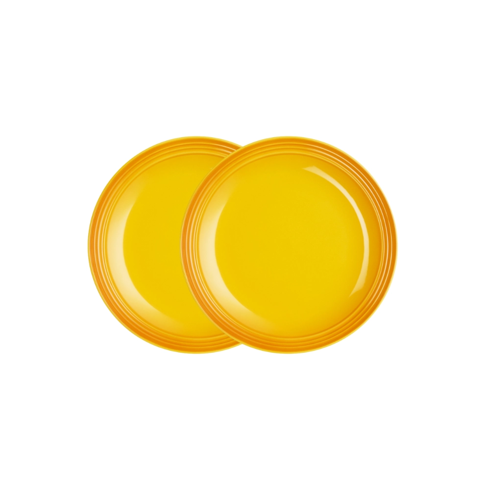 Jogo de 2 Pratos Fundos de Cerâmica 22 cm Nectar Le Creuset