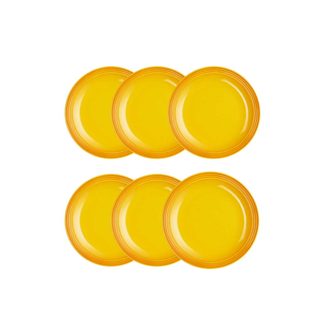 Jogo de 6 Pratos Fundos de Cerâmica 22 cm Nectar Le Creuset