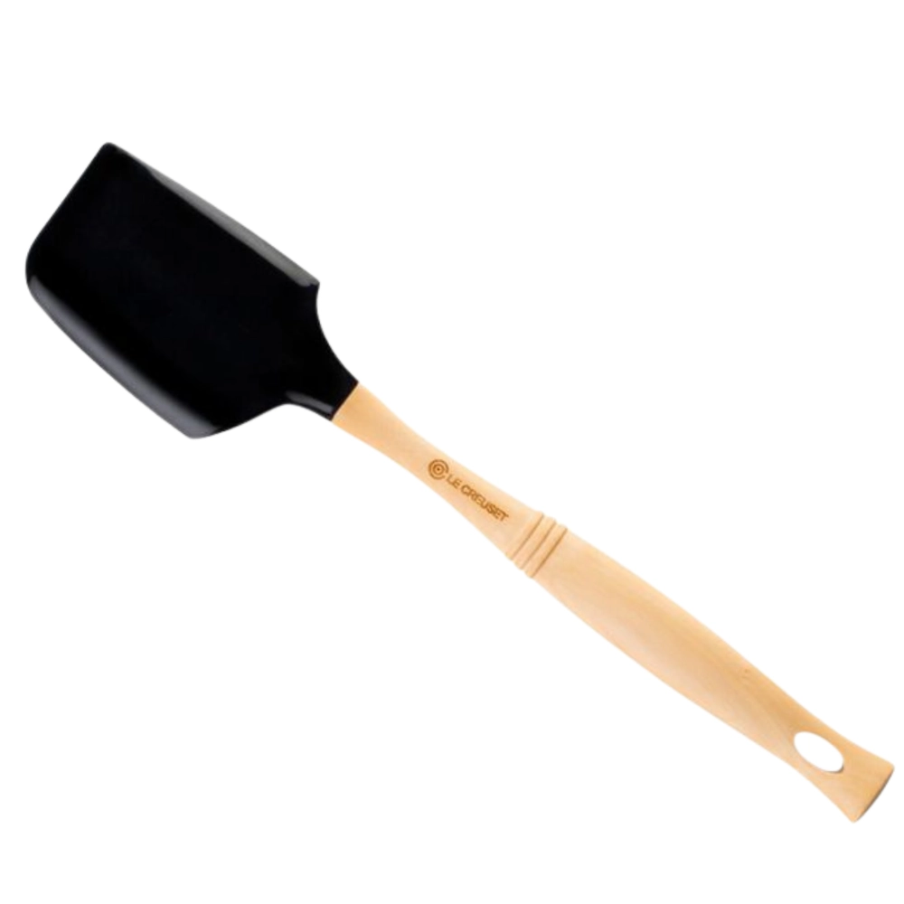 Espátula de Silicone Venus Grande Preto Le Creuset