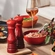 Conjunto de Moedores e Galheteiro Vermelho Le Creuset