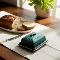 Manteigueira de Cerâmica Artichaut Le Creuset