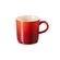 Jogo 6 Canecas Cappuccino de Cerâmica 200 ml Vermelho Le Creuset