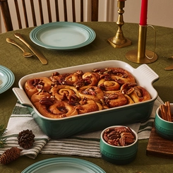 Travessa Retangular de Cerâmica Heritage 32 cm Artichaut Le Creuset