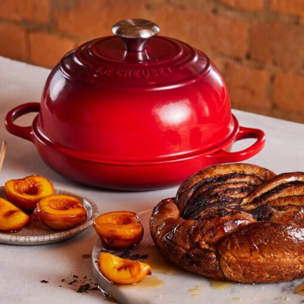 Panela para Pão em Ferro Fundido 24 cm Vermelho Le Creuset
