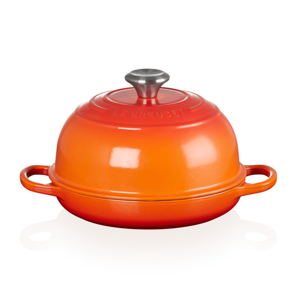 Panela para Pão em Ferro Fundido 24 cm Laranja Le Creuset