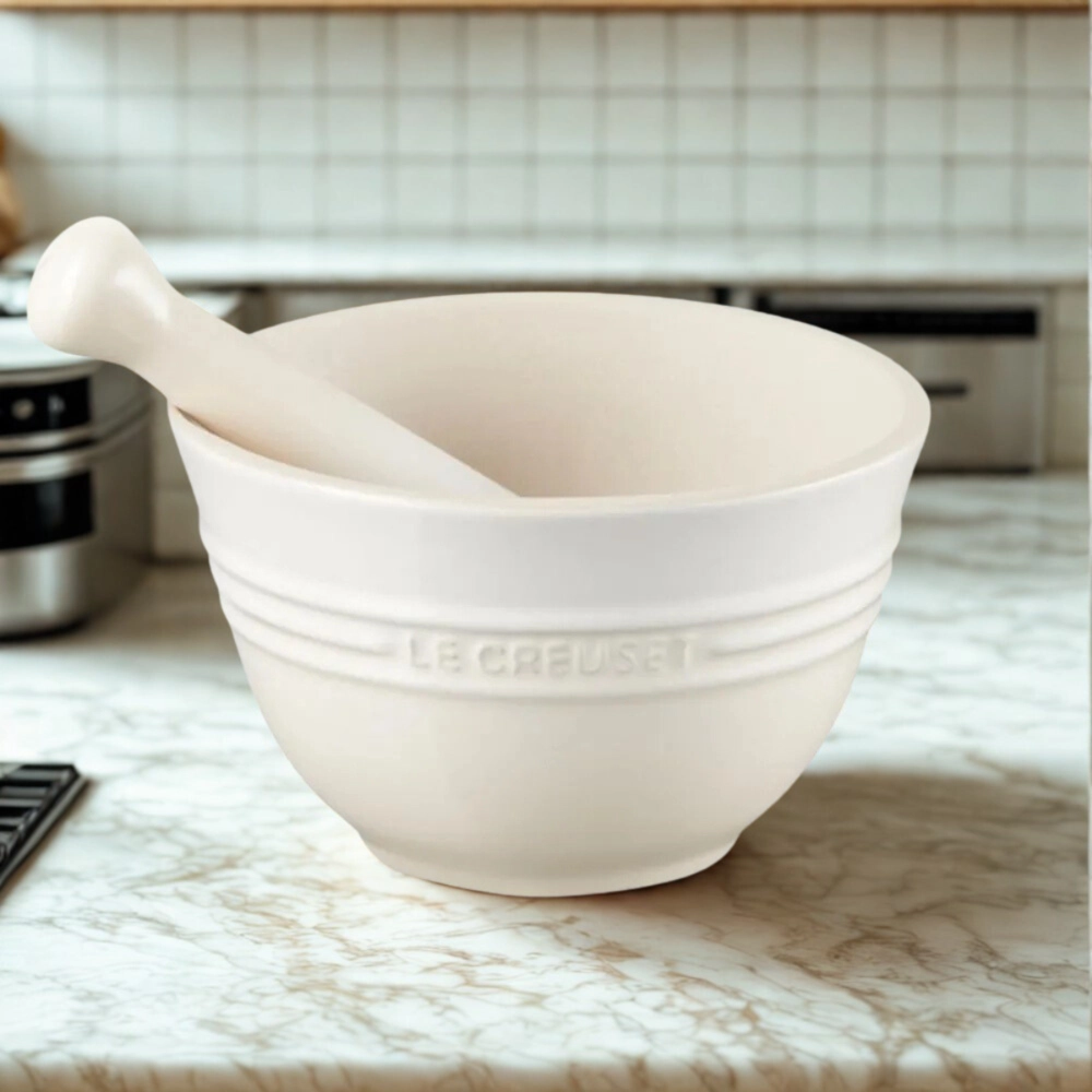 Pilão com Macerador 300 ml Meringue Le Creuset