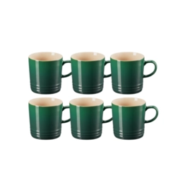 Jogo 6 Canecas de Chá de Cerâmica 350 ml Artichaut Le Creuset