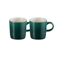Jogo 2 Canecas Espresso de Cerâmica 100 ml Artichaut Le Creuset