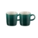 Jogo 2 Canecas Espresso de Cerâmica 100 ml Artichaut Le Creuset