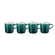 Jogo 4 Canecas Espresso de Cerâmica 100 ml Artichaut Le Creuset