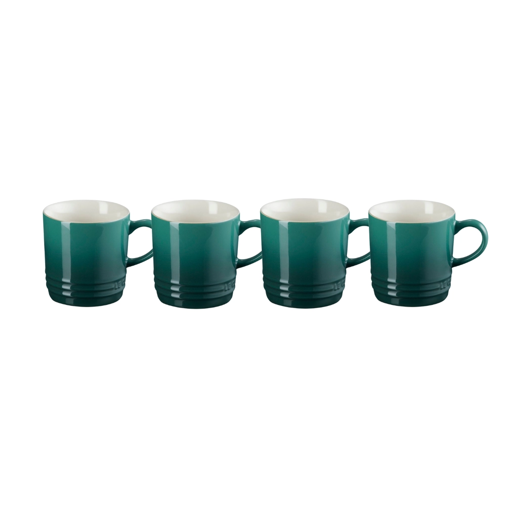 Jogo 4 Canecas Espresso de Cerâmica 100 ml Artichaut Le Creuset