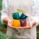 Jogo 6 Canecas Espresso de Cerâmica 100 ml Artichaut Le Creuset