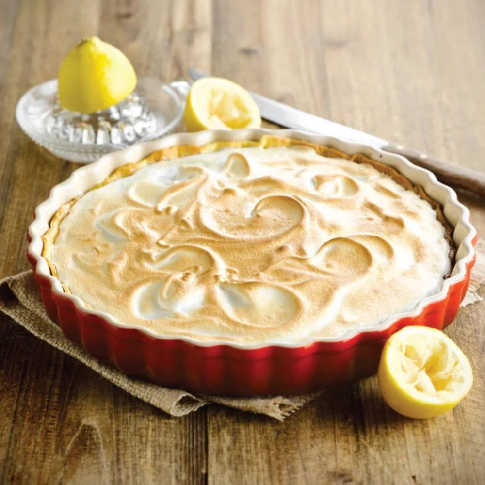 Travessa para Flan em Cerâmica 28 cm Vermelho Le Creuset