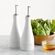 Conjunto de Moedores e Galheteiro Branco Le Creuset