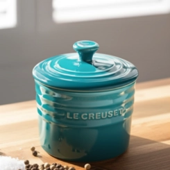 Porta Condimento Grande 800 ml Azul Caribe Le Creuset
