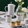 Jogo 12 Canecas de Chá de Cerâmica 350 ml Branco Le Creuset