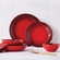 Aparelho de Jantar em Cerâmica 12 Peças Vermelho Le Creuset