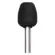 Espátula Média de Silicone e Aço Inox Preto Mimo Style