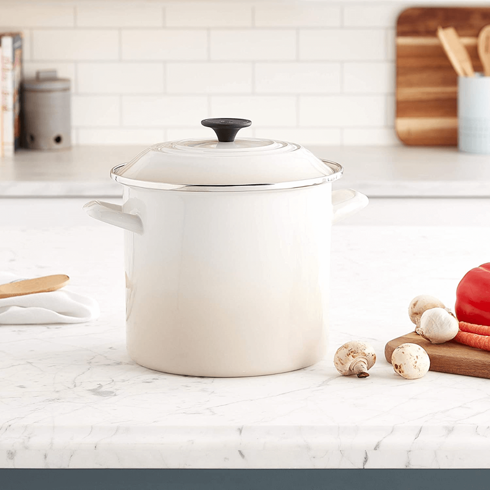 Stock Pot 7,6 Litros 22 cm Meringue Le Creuset