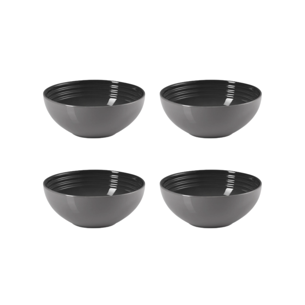 Jogo de 4 Bowls para Cereal de Cerâmica 16 cm Flint Le Creuset