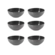 Jogo de 6 Bowls para Cereal de Cerâmica 16 cm Flint Le Creuset
