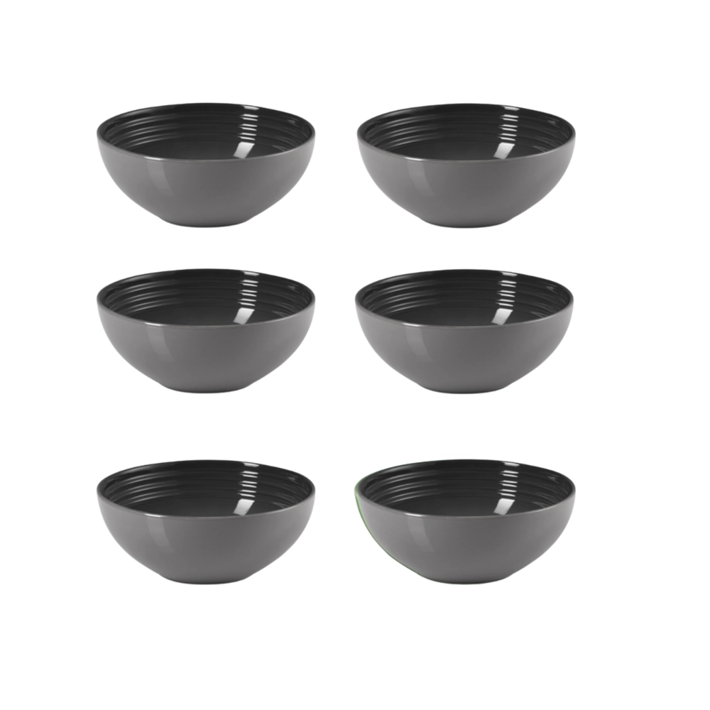 Jogo de 6 Bowls para Cereal de Cerâmica 16 cm Flint Le Creuset