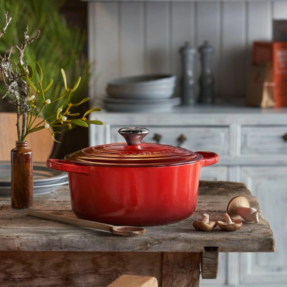 Panela Redonda Signature 30 cm Vermelho Le Creuset