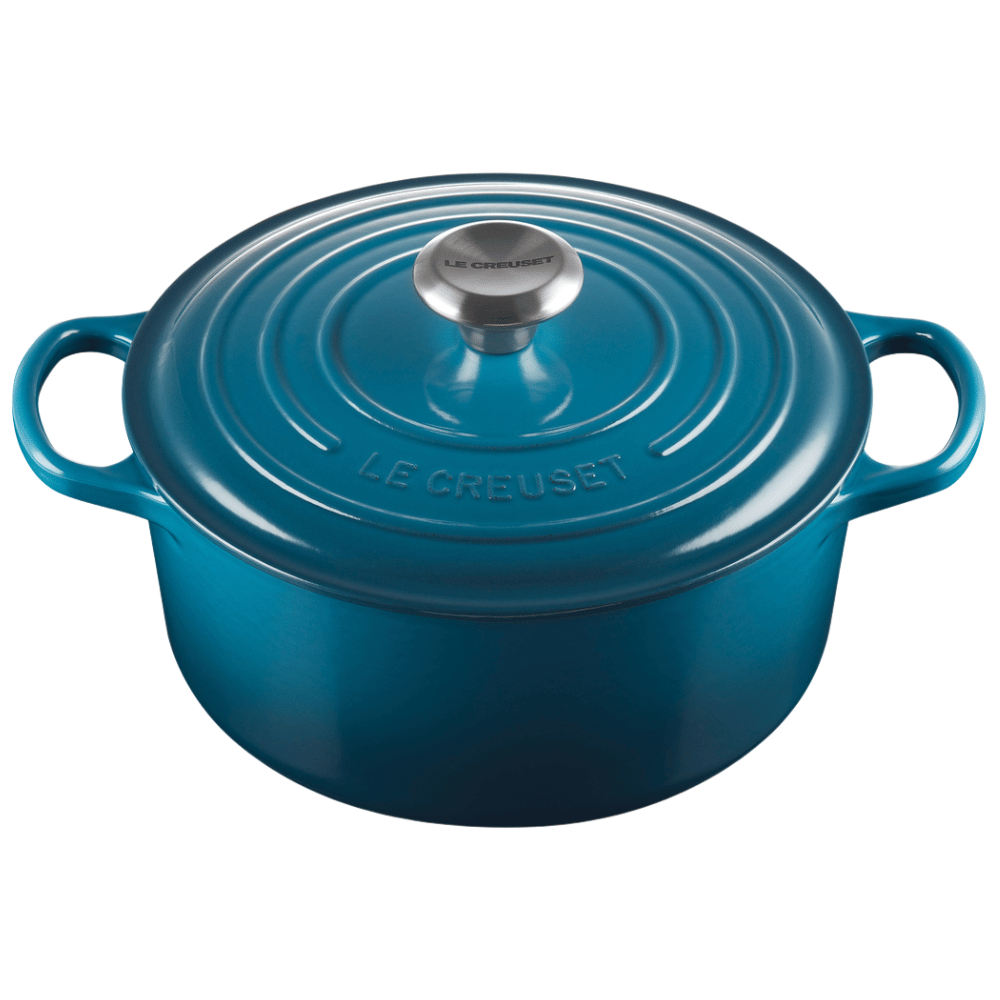 Panela Redonda Signature 28 cm Deep Teal Le Creuset