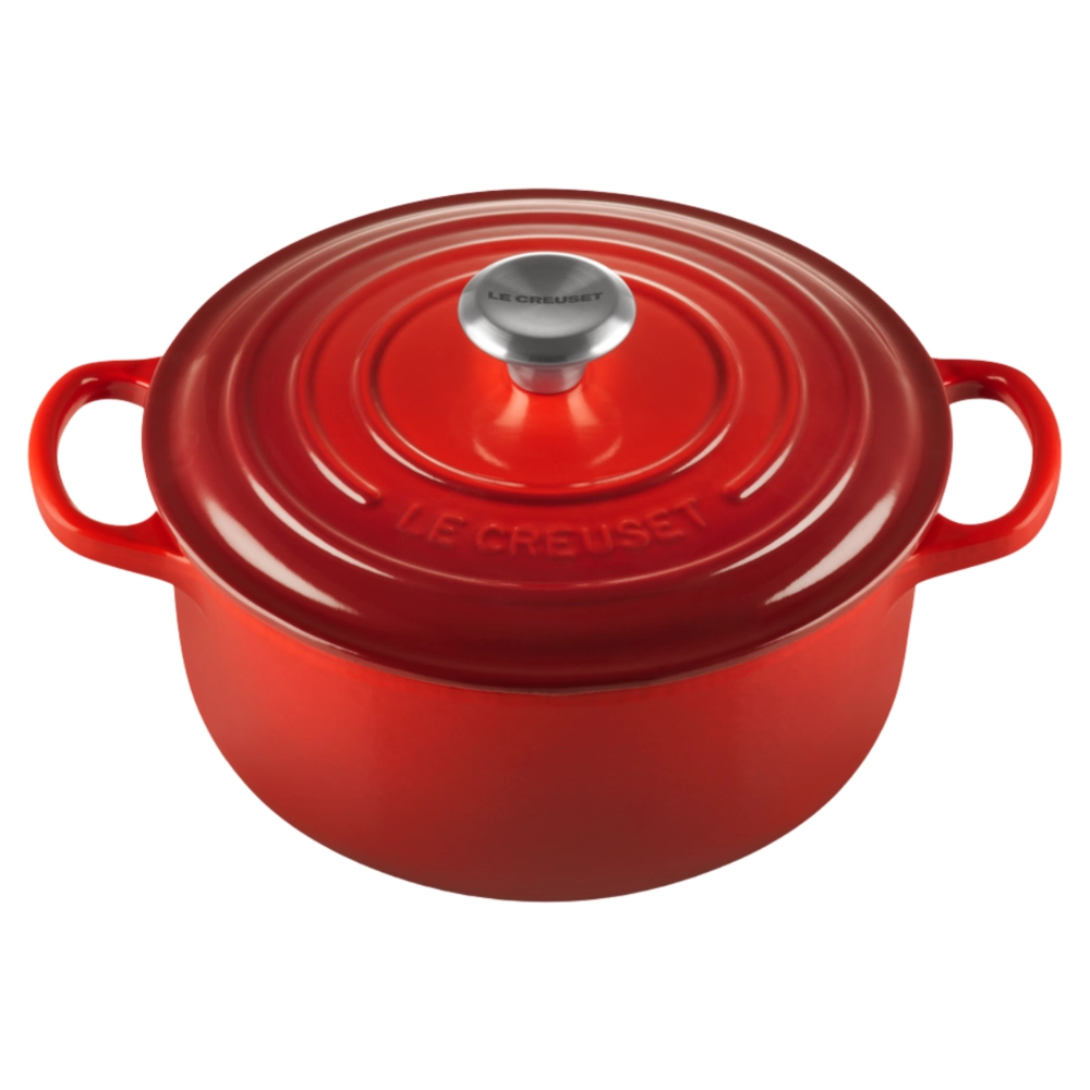 Panela Redonda Signature 34 cm Vermelho Le Creuset
