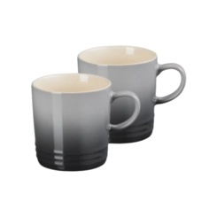 Jogo 2 Canecas de Chá de Cerâmica 350 ml Flint Le Creuset
