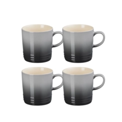 Jogo 4 Canecas de Chá de Cerâmica 350 ml Flint Le Creuset