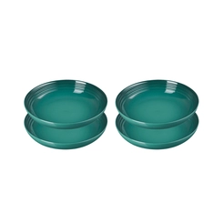 Jogo de 4 Pratos Fundos de Cerâmica 22 cm Artichaut Le Creuset
