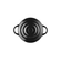 Jogo 4 Mini Cocotte de Cerâmica 10 cm Preto Le Creuset