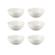 Jogo de 6 Bowls para Cereal de Cerâmica 16 cm Meringue Le Creuset
