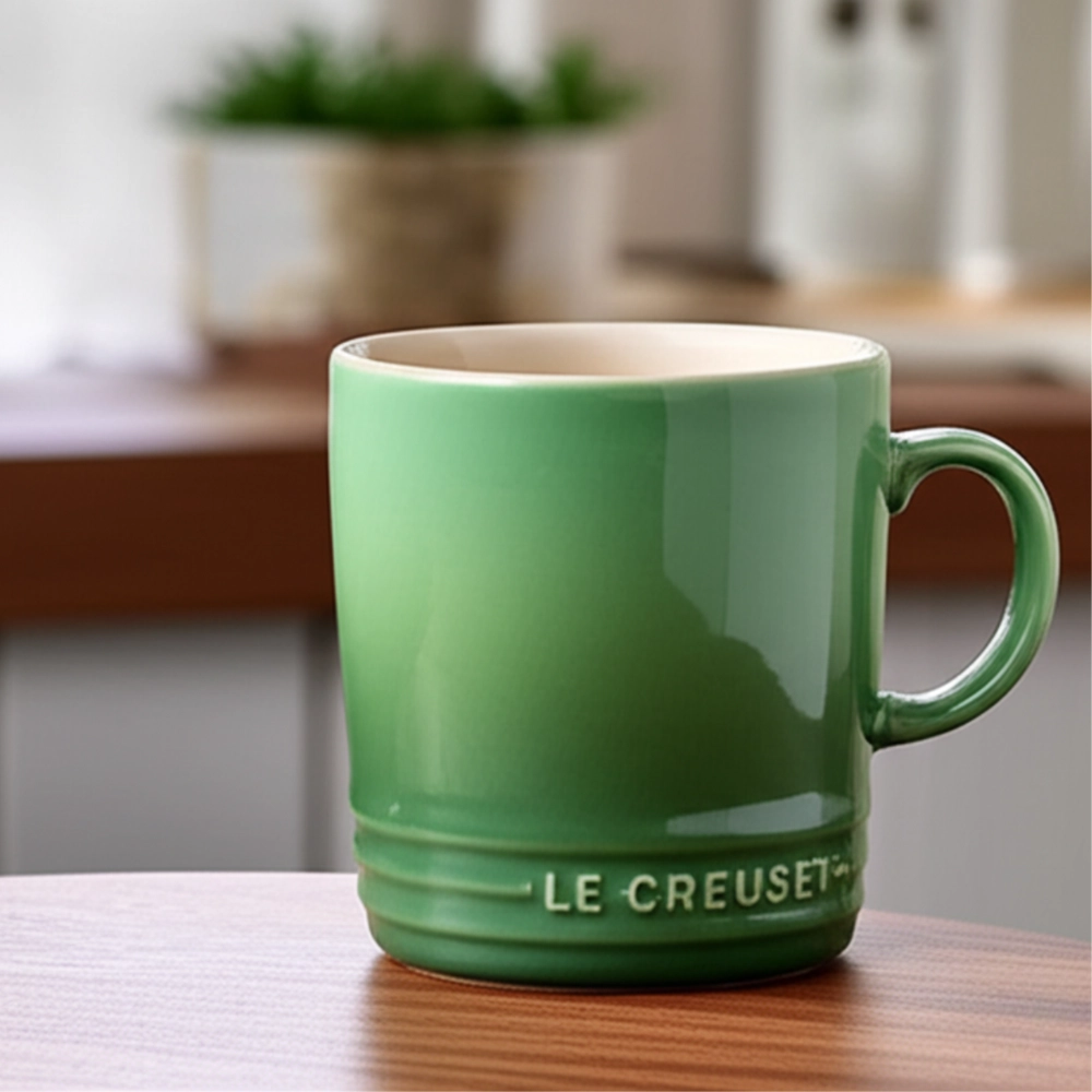 Caneca Espresso de Cerâmica 100 ml Bamboo Le Creuset