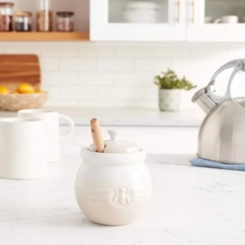 Pote para Mel em Cerâmica Meringue Le Creuset
