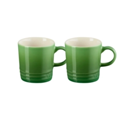 Jogo 2 Canecas Cappuccino de Cerâmica 200 ml Bamboo Le Creuset