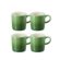 Jogo 4 Canecas de Chá de Cerâmica 350 ml Bamboo Le Creuset