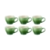Jogo 6 Canecas Bistrô de Cerâmica 400 ml Bamboo Le Creuset