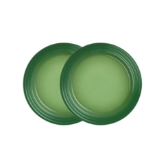Jogo de 2 Pratos Rasos Cerâmica 27 cm Bamboo Le Creuset