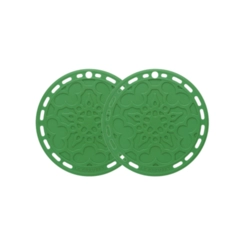 Kit de 2 Suportes de Silicone Bamboo Le Creuset