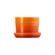 Vaso para Ervas com Bandeja 14 cm Laranja Le Creuset