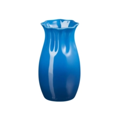 Vaso Flower em Cerâmica 16 cm Azul Marseille Le Creuset