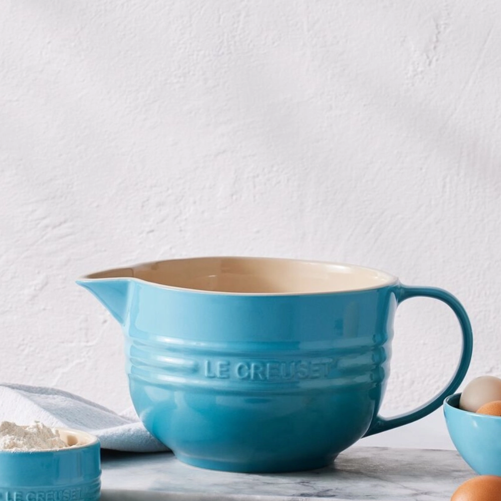 Bowl de Preparo 2 Litros Azul Caribe Le Creuset