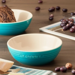 Bowl de Servir Oval 29 cm Azul Caribe Le Creuset