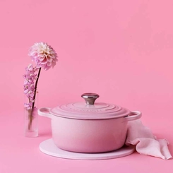 Panela Redonda Signature 20 cm Shell Pink Le Creuset