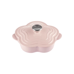 Assadeira Flor em Ferro Fundido 20 Cm Chiffon Pink Le Creuset