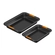 Set 2 Formas Retangular 28 cm e 33 cm Antiaderente Preto Le Creuset