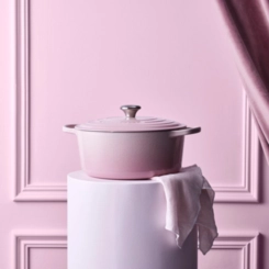 Panela Redonda Signature 22 cm Shell Pink Le Creuset