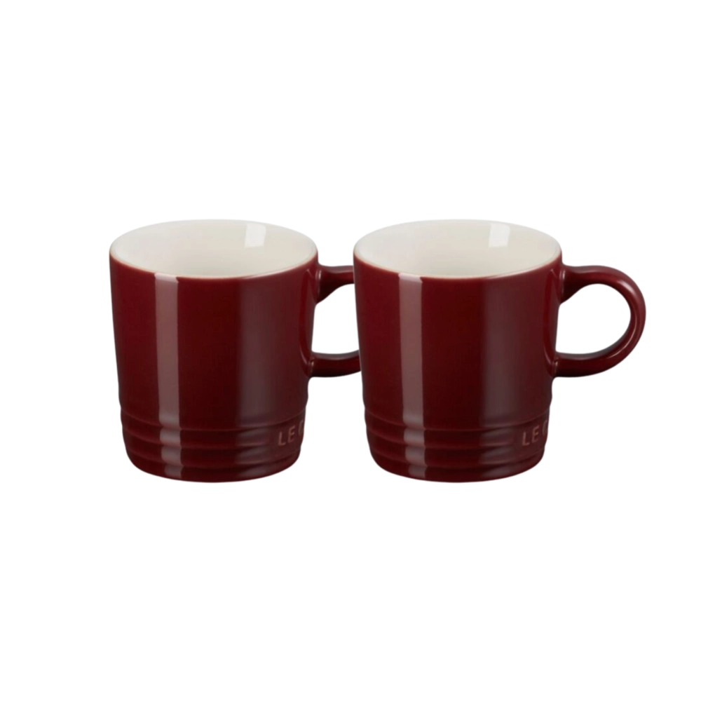 Jogo 2 Canecas Espresso de Cerâmica 100 ml Rhône Le Creuset
